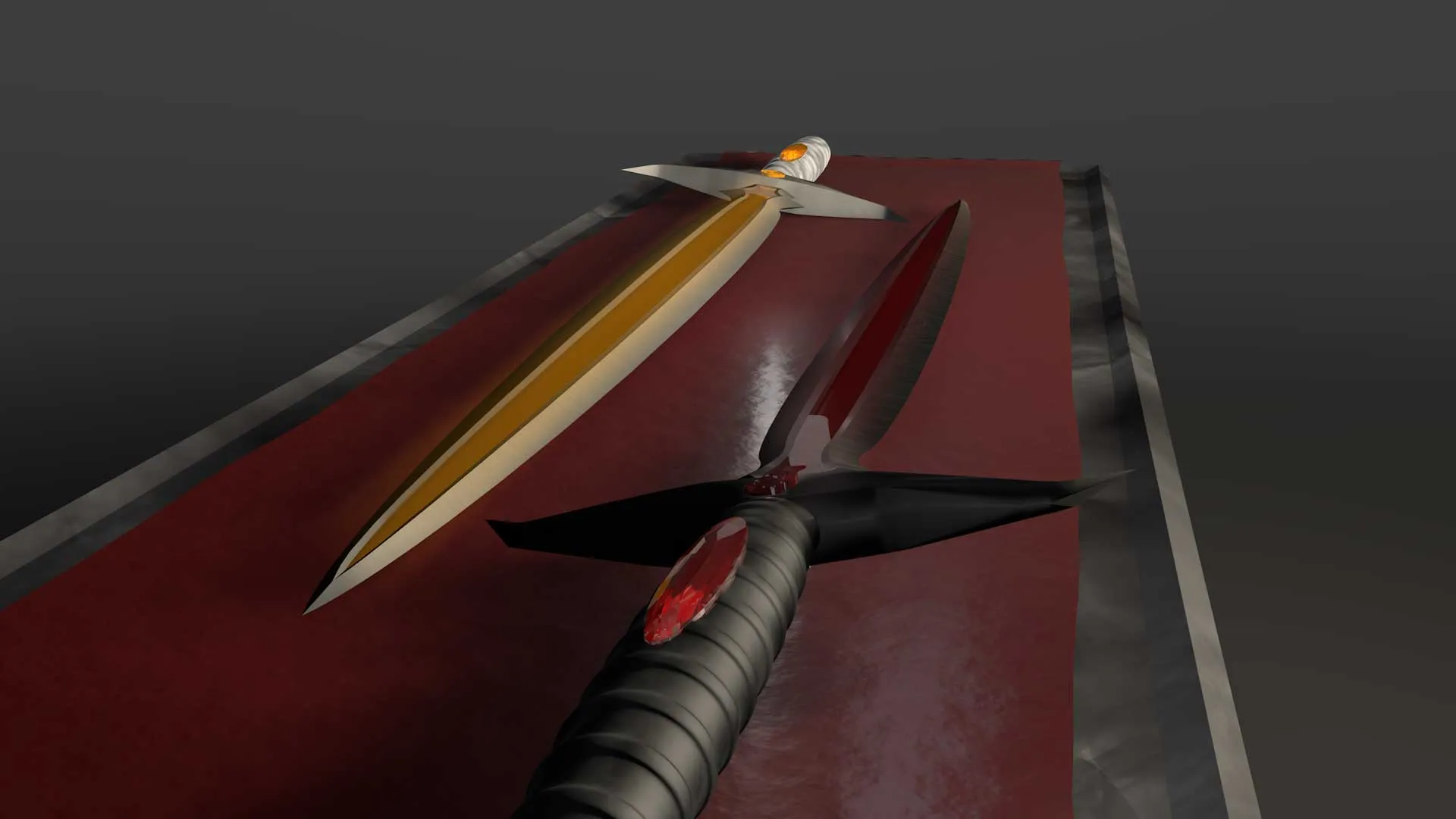 Twin Swords on Altar