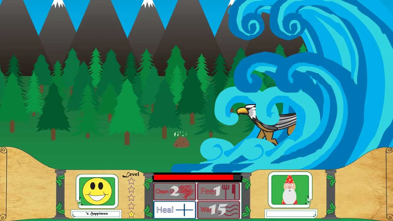 Screenshot of Griffin being washed