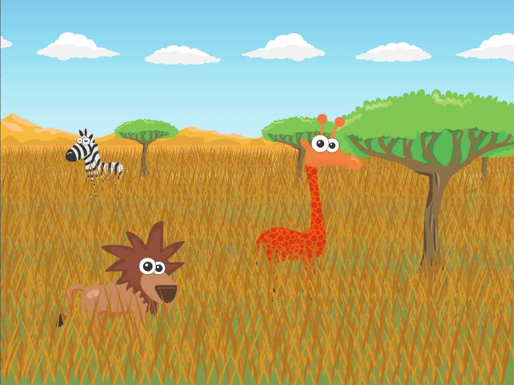 Screenshot of safari zone