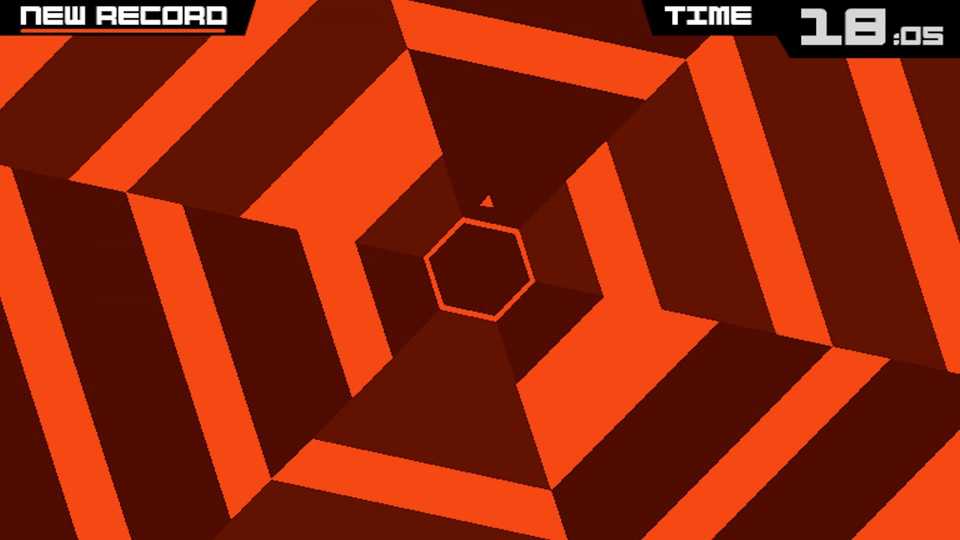 Super hexagon screenshot